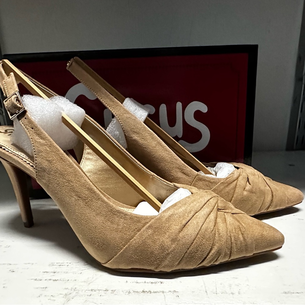Circus by Sam Edelman Tan Suede Heels
